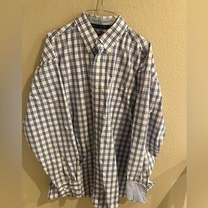 Wrangler brand George Strait collection men’s button down red white blue xl